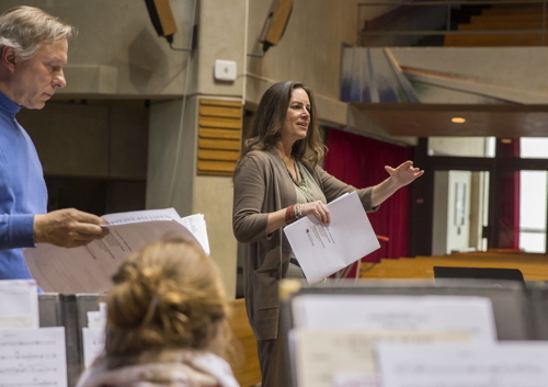 James Ripley and Alex Shapiro in rehearsal